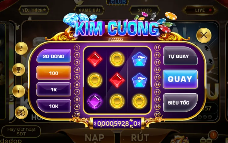Sức Hút Khó Cưỡng Từ Minigame Kim Cương Tại HitClub Sân Chơi Đỉnh Cao