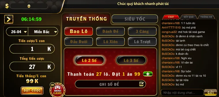 Chinh Phục Đỉnh Cao Lô Đề 1 Ăn 99 Tại HitClub Thưởng Lớn Mỗi Ngày