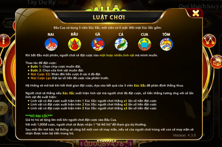 Trải Nghiệm Thắng Cược Cực Khủng Với Minigame Bầu Cua Mini Tại HitClub Đẳng Cấp