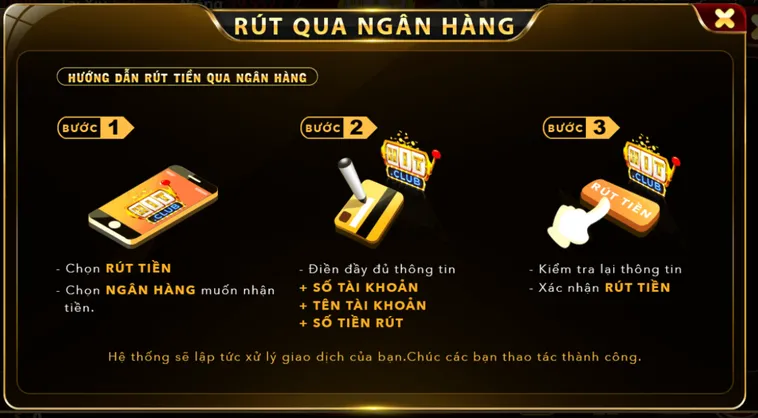 Hướng Dẫn Chi Tiết Quy Trình Rút Tiền HitClub Về Ngân Hàng An Toàn Và Nhanh Chóng Nhất