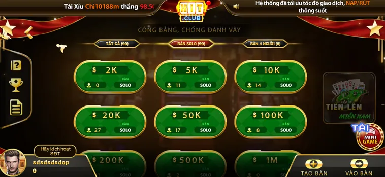 Chinh Phục Đỉnh Cao Tiến Lên Miền Nam Tại HitClub Với Chiến Thuật Siêu Đẳng