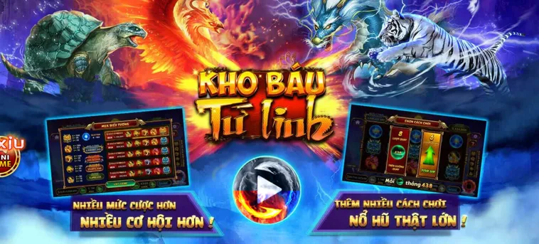 Trải Nghiệm Đỉnh Cao Cùng Nổ Hũ Kho Báu Tứ Linh Tại HitClub Thưởng Lớn